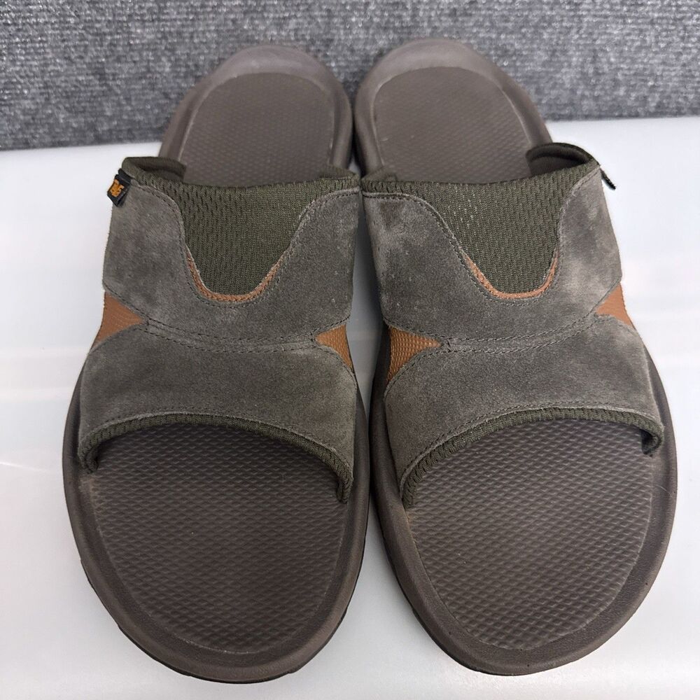 Teva Katavi Slide Mens Sandals Brown Suede 1019195 Size 12 Outdoor Sport Casual